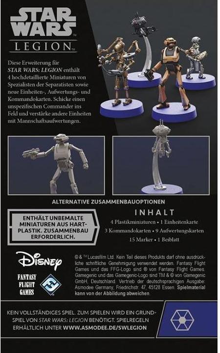 Actual product image FFG FFGD4671 - Specialists of the Separatists: Star Wars Legion (extension, DE edition) (German)