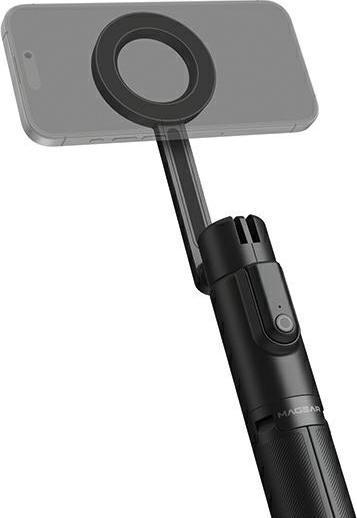 Actual product image Energea Selfie Stick Bluetooth Magear MagPod czarny/black MagSafe Tripod PG-MGPOD-BLK