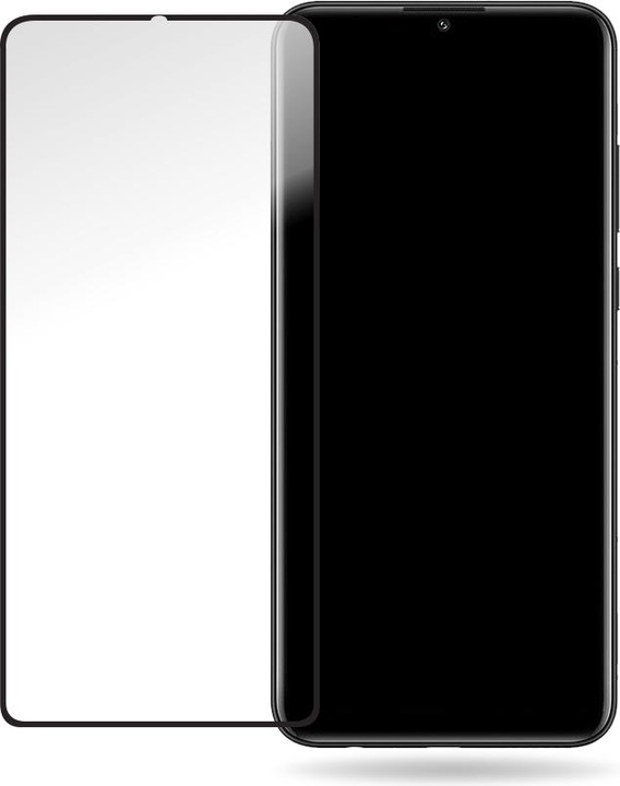 Actual product image Mobilize Black frame glass (1 Piece, Honor 9A)
