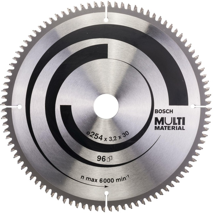 Immagine prodotto Bosch Professional Zubehör Lama per sega circolare PRO Multi Material, 254 x 3,2 x 30 mm