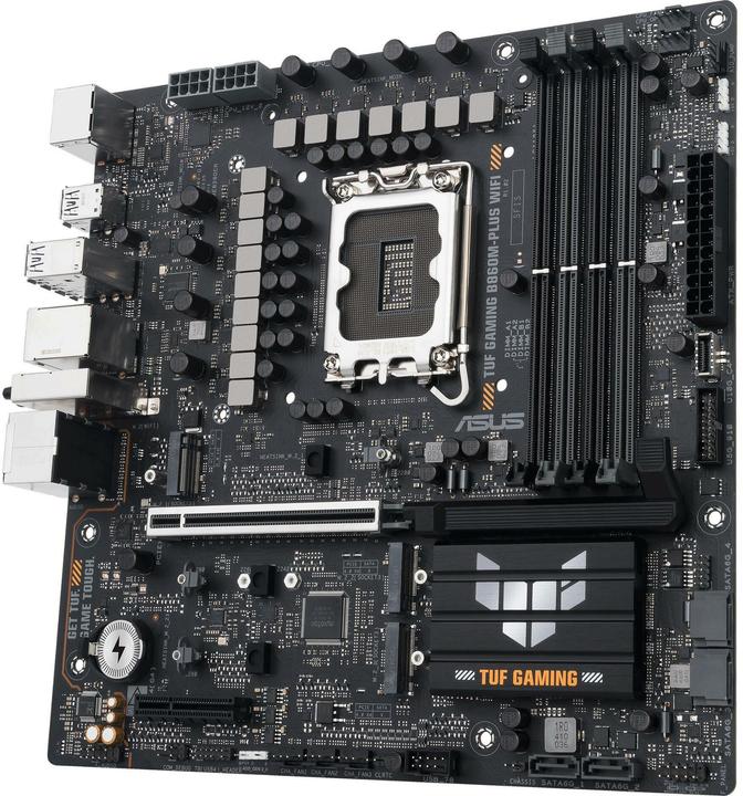 Productafbeelding ASUS TUF GAMING B860M-PLUS WIFI (LGA 1851, Intel B860, mATX)