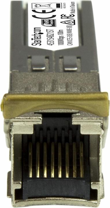 Actual product image StarTech Giagbit copper RJ45 SFP transceiver module - HP 453154-B21 compatible SFP - 1000Base-T - Mini GBIC