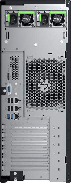 Actual product image Fujitsu PRIMERGY TX1330 M5 Server Tower Intel Xeon E 3.2 GHz 32 GB DDR4-SDRAM 500 W (Intel Xeon E-2388G, 32 GB, Tower Server)