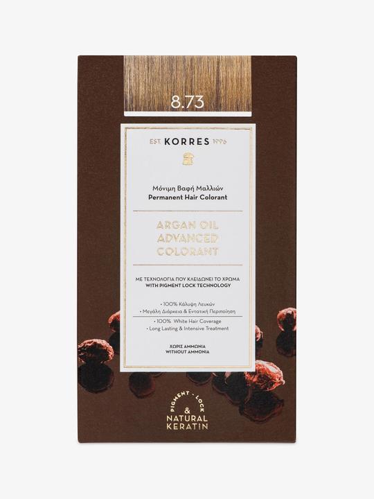 Immagine prodotto Korres Argan Oil Hair Color (8,73 Caramello dorato)