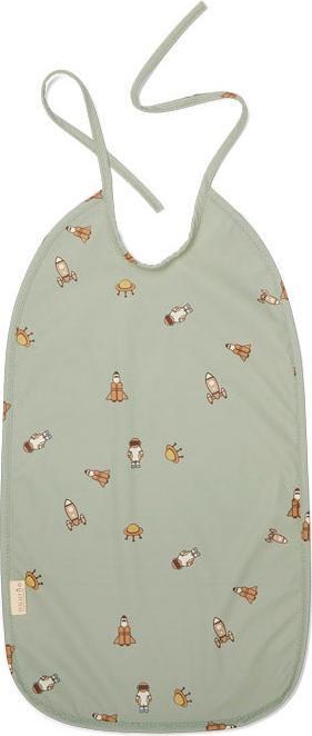 Actual product image Nuuroo Alberte long bib coated Light green- Space