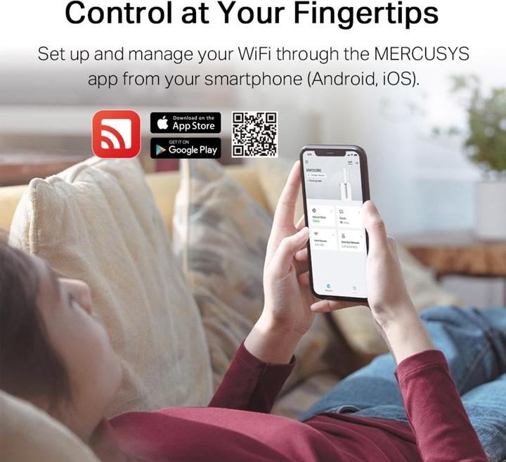 Produktbild Mercusys MW300RE (300 Mbit/s)