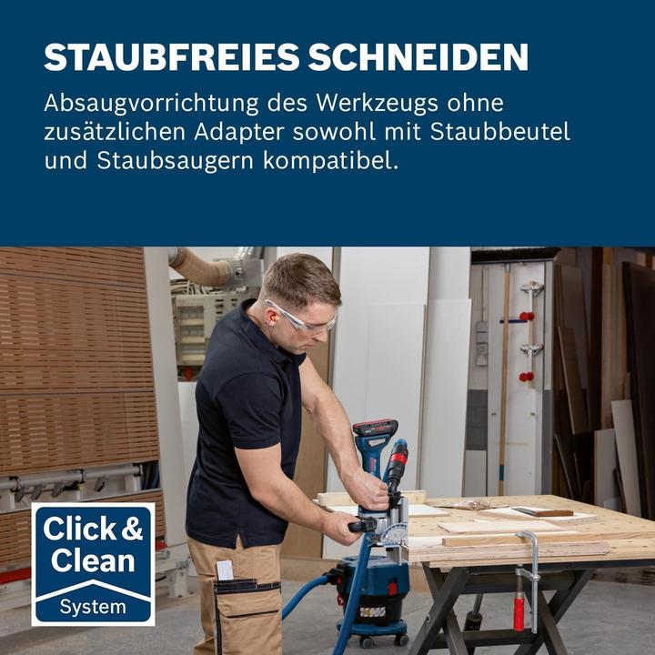 Immagine prodotto Bosch Professional Fresa per tasselli piatti a batteria GFF 18V-22