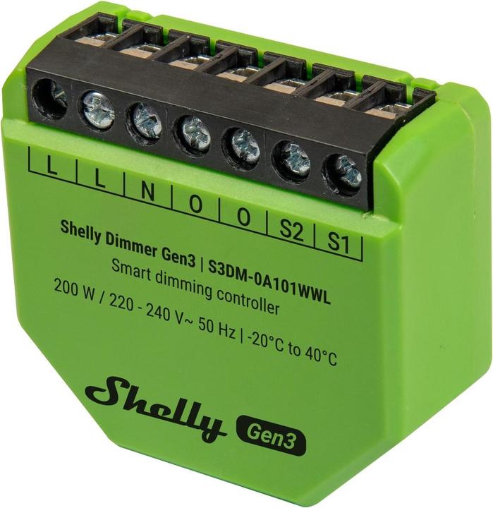Productafbeelding Shelly Dimmer Gen3 (Dimbare actuator)