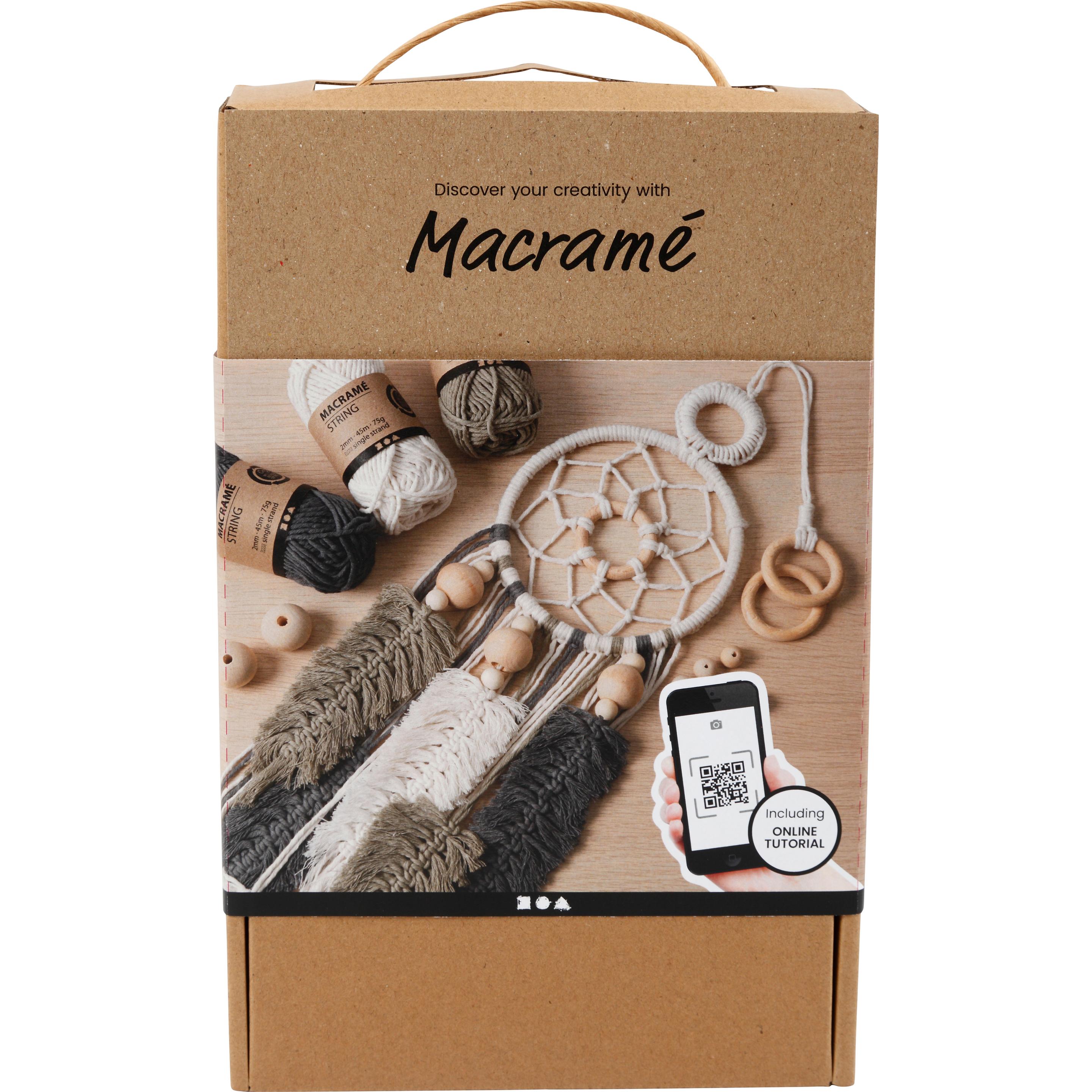 Thumbnail - Creativ Company Lernset Macramé, Handarbeitsset, Mehrfarbig