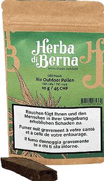Image du produit Herba di Berna Hasch CBD BIO Pollen d'extérieur (3 g, Extérieur)
