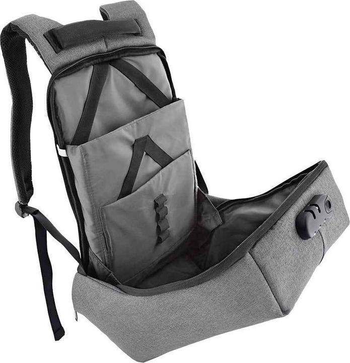 Actual product image Tellur 15.6 Notebook Backpack Antitheft V2, USB port, grey