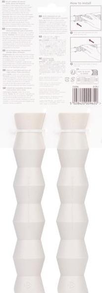 Productafbeelding Joseph Joseph Set van 2 Orderly railafstandhouders voor shirts ecru (2 x)