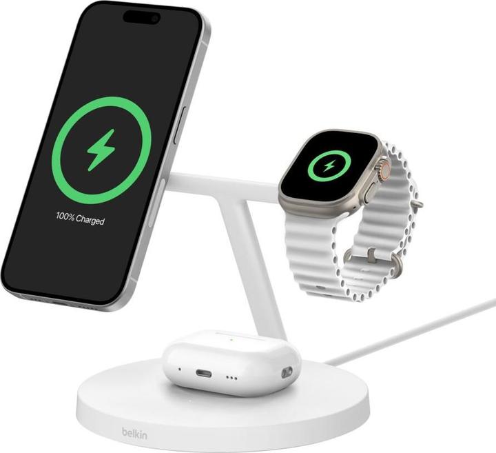 Actual product image Belkin Boost Charge Pro Qi2 3in1 (15 W)