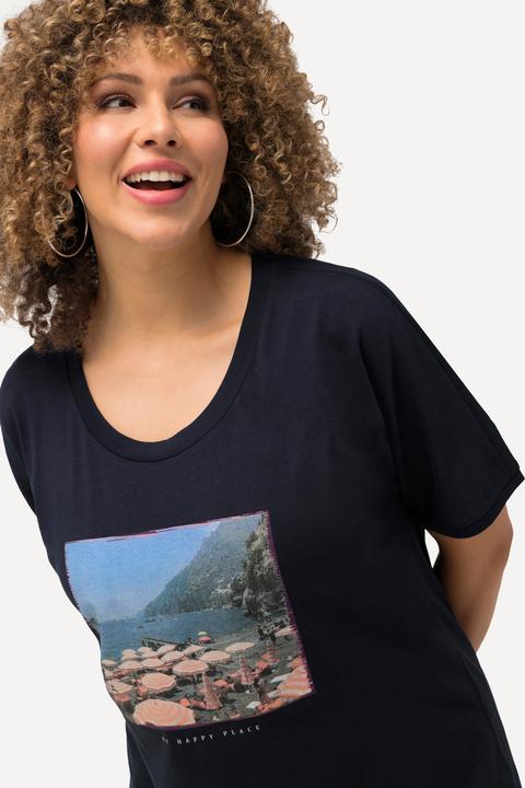 Produktbild Ulla Popken T-Shirt, Fotomotiv, Oversized, Rundhals, Halbarm (46, 48)