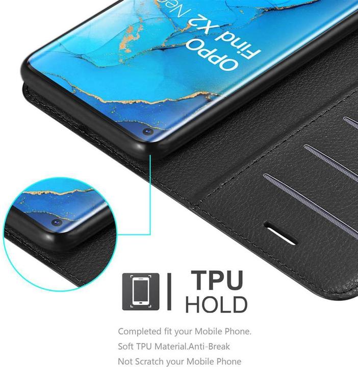 Actual product image Cadorabo Book with stand function cover (Oppo Find X2 Neo)