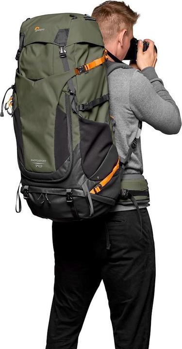 Actual product image Lowepro PhotoSport PRO 70L AW IV (M-L) green (Photo backpack, 70 l)