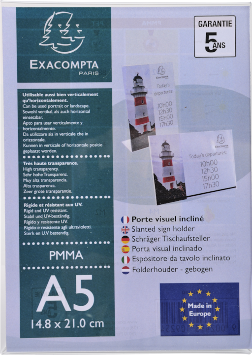 Exacompta Porta cartelli A5 alto (A5)