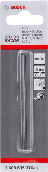 Image du produit Bosch Professional Zubehör Couteau à raboter, 82 mm, tranchant, droit, carbure, 40°, 1 pc.