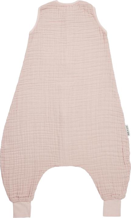 Produktbild Meyco Baby Uni baby sommer schlafoverall jumper - pre-washed musselin - soft pink - 80cm (80 cm, 0.5 TOG, Sommer)