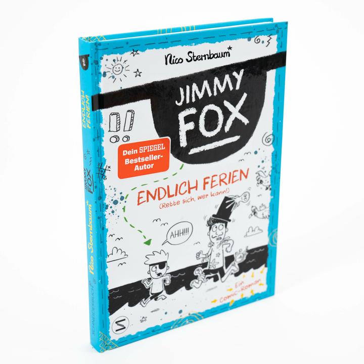 Productafbeelding Jimmy Fox. Endlich Ferien (Rette sich, wer kann!) (Duits, Nico Sternbaum, 2023)
