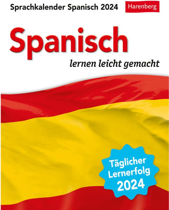 Produktbild Harenberg Spanisch Sprachkalender 2024 (A5, Deutsch)