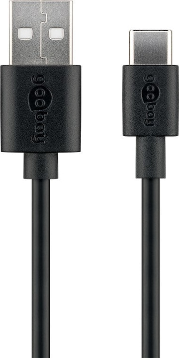 Actual product image Goobay USB-A to USB-C cable (0.50 m, USB 2.0)