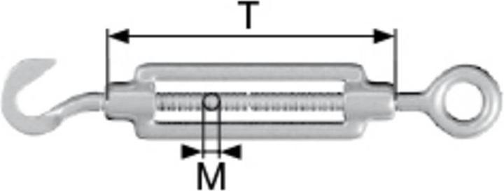 Image du produit Dörner + Helmer Tendeur DH Ø M 8 mm, acier inoxydable, 10 pcs
