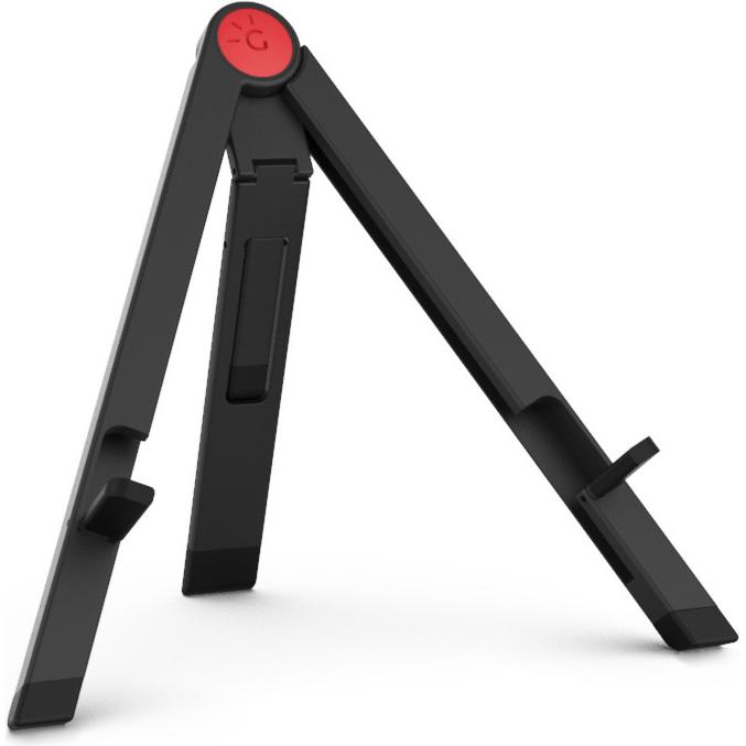 Genki Portable Stand (Switch, Switch Lite), Weiteres Gaming Zubehör, Schwarz, Rot