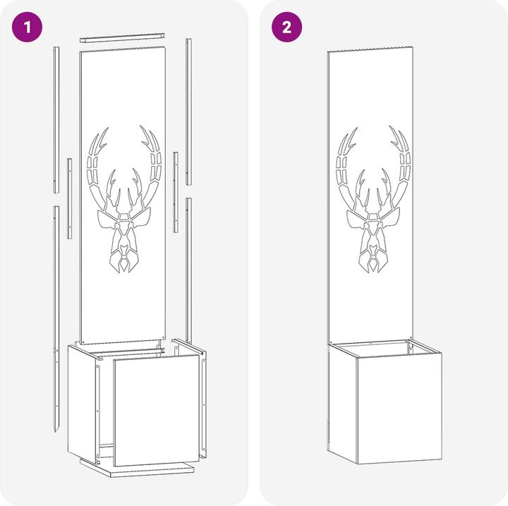 Produktbild vidaXL Gartensichtschutz (140 cm)