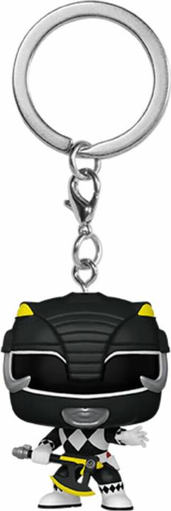 Funko Power Rangers 30e présentoir porte-clés Pocket POP! Vinyl Black Ranger 4 cm (1)