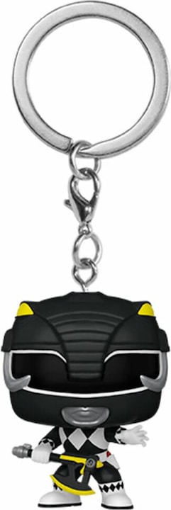 Funko Power Rangers 30th présentoir porte-clés Pocket POP! Vinyl Black Ranger 4 cm (1)
