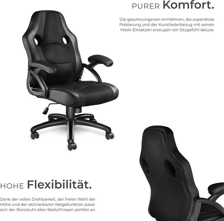 Image du produit tectake Fauteuil de bureau Benny
