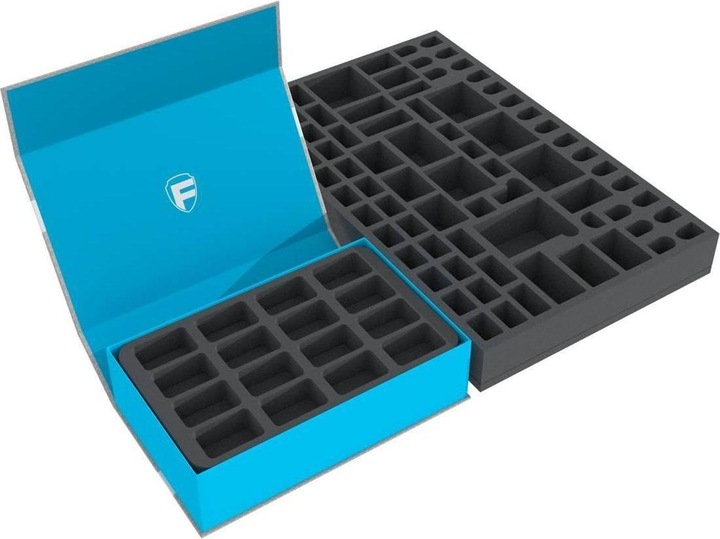 Produktbild Feldherr HSMB075 CV01SET - Schaumstoff-Set + Magnetbox blau für HeroQuest: Master Edition