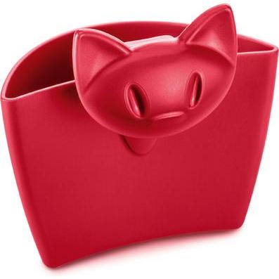 Koziol Silo a tazza Miaou, Accessori per il tè, Rosso