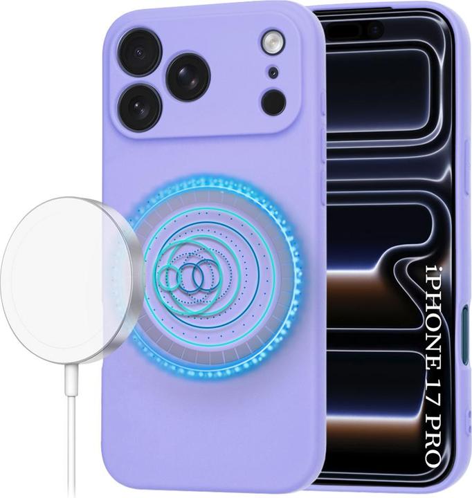 Techsuit - SoftFlex MagSafe - iPhone 17 Pro - Light Purple (Apple iPhone 17 Pro)