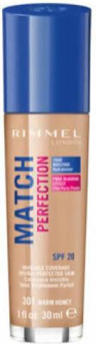 Actual product image Rimmel London Match Perfection SPF20 (303 Warm Honey)