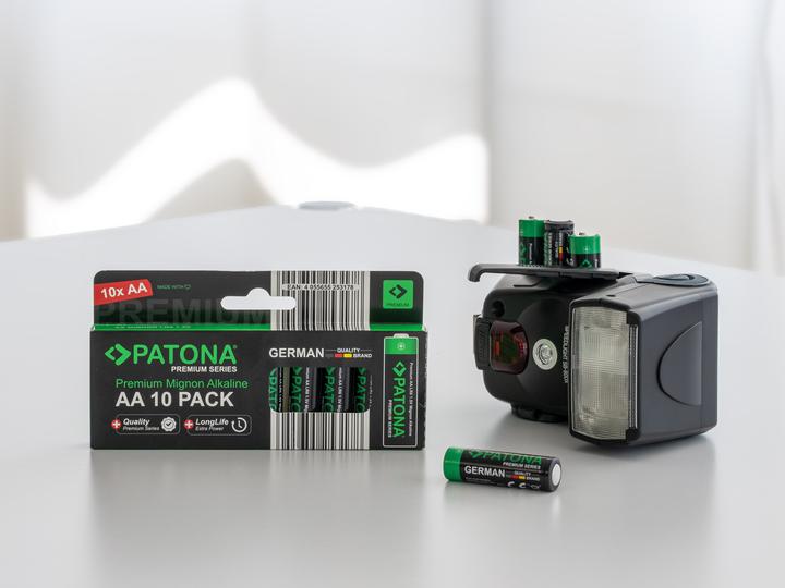 Image du produit Patona Batteries Replacement Alkaline AA Mignon 10Pack (10 pcs, AA, 3000 mAh)