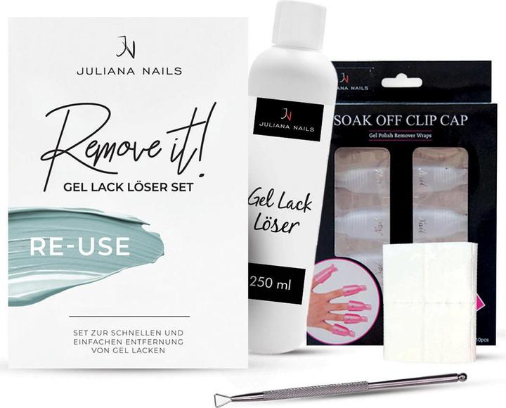 Immagine prodotto Juliana Nails Set di rimozione dello smalto in gel - Riutilizzabile