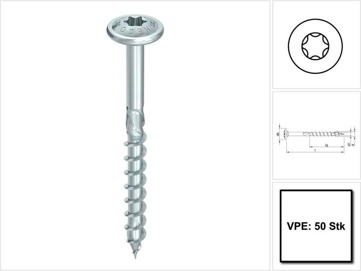 Actual product image Heco Topix plus (50 Screws per piece)