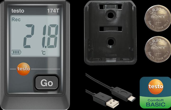 Actual product image Testo Mini data logger 174 T / USB-C