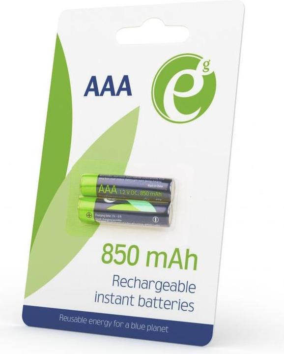 Produktbild Gembird EG-BA-AAA8R-01 Haushaltsbatterie Wiederaufladbarer Akku AAA Nickel-Metallhydrid (NiMH) (2 Stk., AAA, 850 mAh)