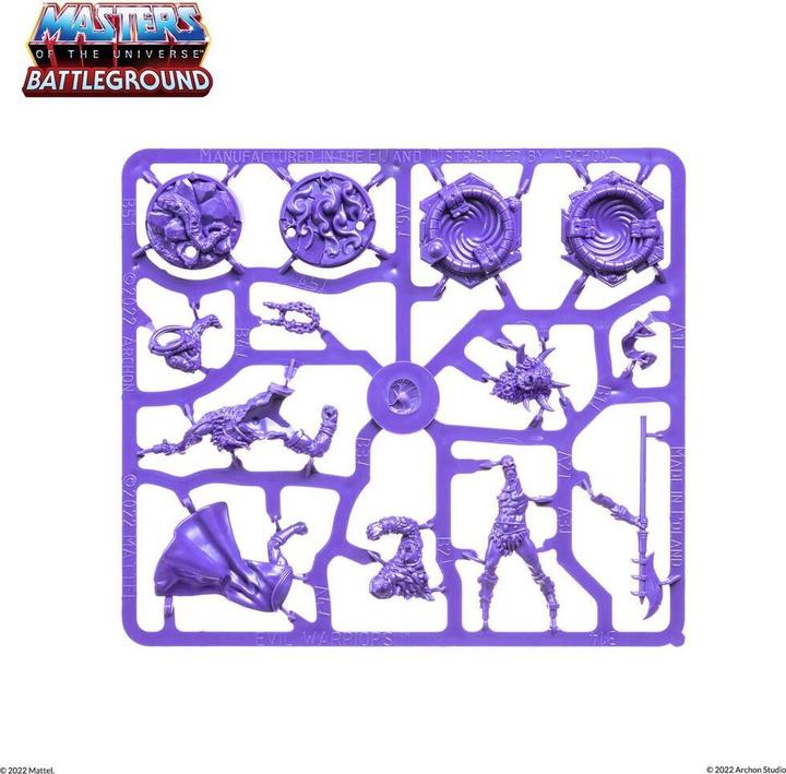 Actual product image Archon Studio ARCD0003 - Masters of the Universe Battleground - Wave 1 Evil Warriors Faction, (DE Expansion) (German)