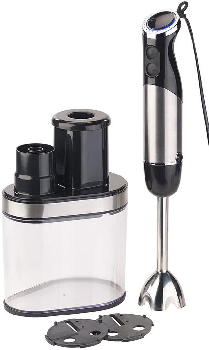 Produktbild Rosenstein & Söhne Elektrischer 2in1-Stabmixer und Spiralschneider