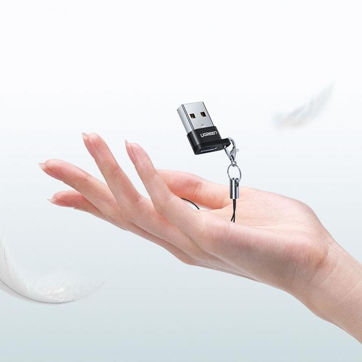 Productafbeelding Ugreen USB-C naar USB-A 2.0 bluetooth adapter (zwart) (USB 3.1, USB 2.0)