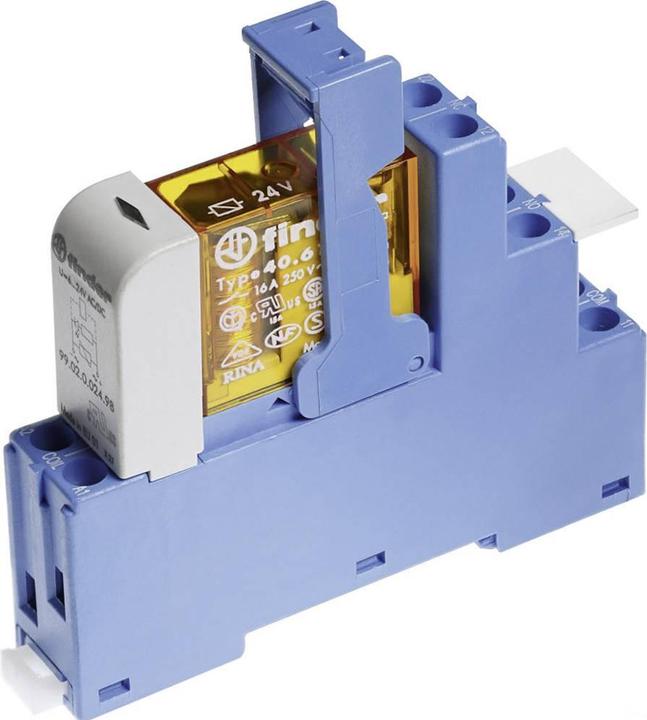 Actual product image Finder 48.52.8.024.0060 Relay module Rated voltage: 24 V/AC Switching current (max.):