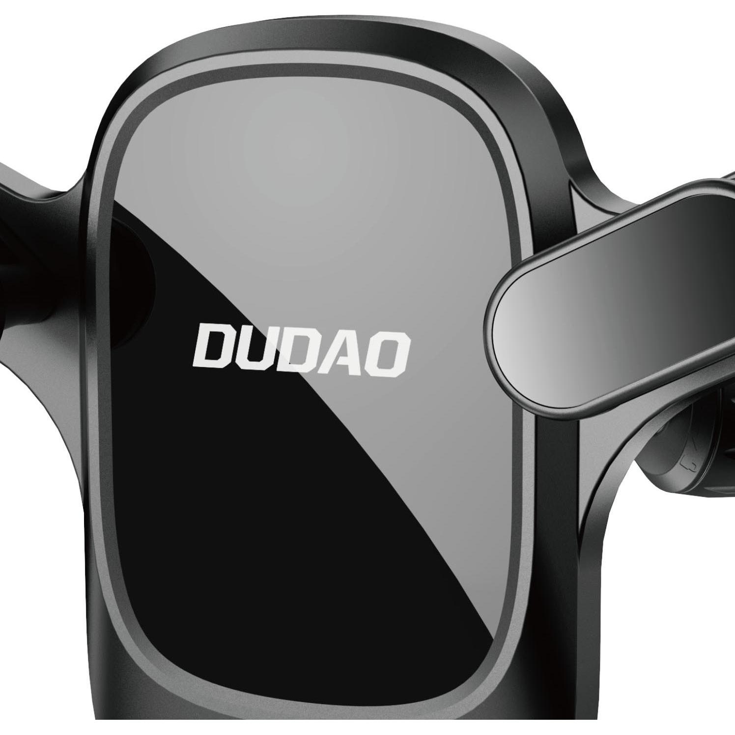 Dudao Supporto per telefono da auto F5Pro con presa d'aria - nero, Supporto per smartphone, Nero