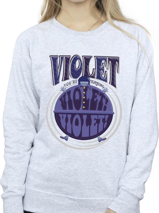 Image du produit Willy Wonka & the Chocolate Factory - Sweat VIOLET TURNING VIOLET - Femme (S)