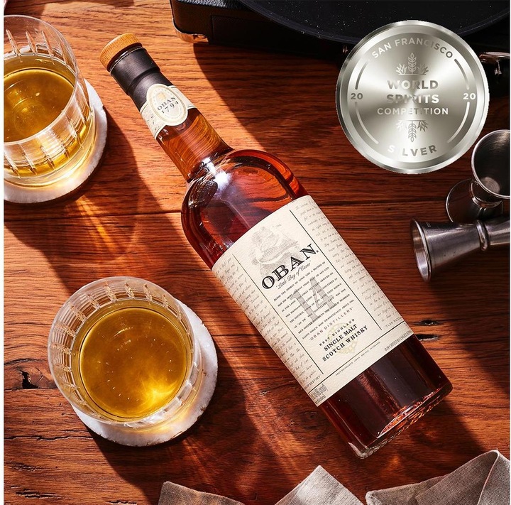 Image du produit Oban 14 ans (Single Malt, Scotch Whisky, 1 x 70 cl)