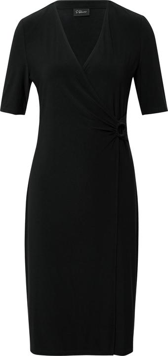 Actual product image S.Oliver Kleid Midikleid in Wickeloptik mit Ring-Detail (32)