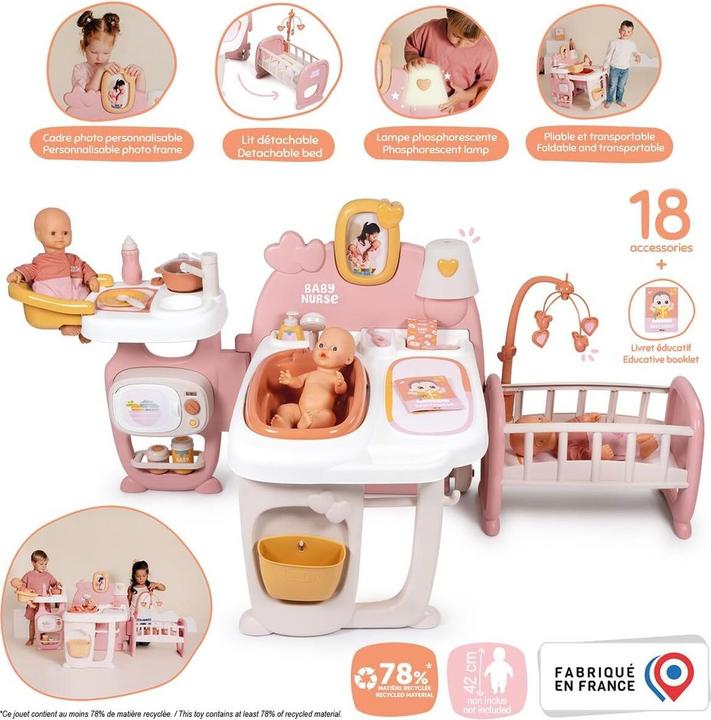Productafbeelding Smoby Baby Nurse Puppenspielcenter